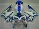 2005-2006 White Blue Honda CBR600RR Motorcycle Fairing Kits UK