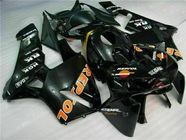 2005-2006 Black Repsol Honda CBR600RR Motorcylce Fairings UK 2005-2006 Black Repsol Honda CBR600RR Motorcylce Fairings UK