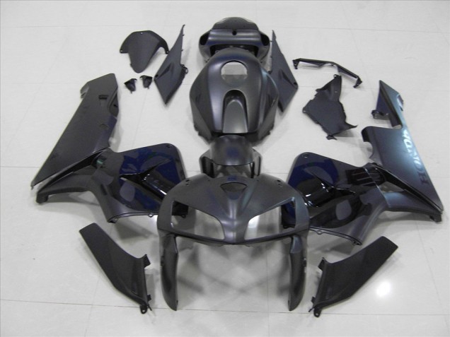 2005-2006 Matte Black Skull Honda CBR600RR Bike Fairings UK 2005-2006 Matte Black Skull Honda CBR600RR Bike Fairings UK