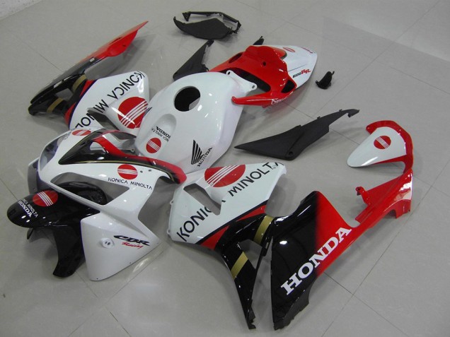 2005-2006 Red Konica Honda CBR600RR Motorbike Fairing Kits UK 2005-2006 Red Konica Honda CBR600RR Motorbike Fairing Kits UK