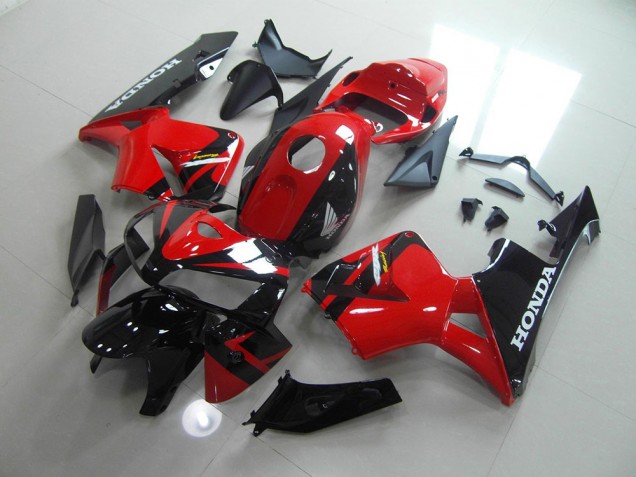 2005-2006 Red Black Honda CBR600RR Motorbike Fairing UK 2005-2006 Red Black Honda CBR600RR Motorbike Fairing UK