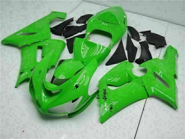 2005-2006 Green Kawasaki ZX6R Motorcycle Replacement Fairings UK 2005-2006 Green Kawasaki ZX6R Motorcycle Replacement Fairings UK
