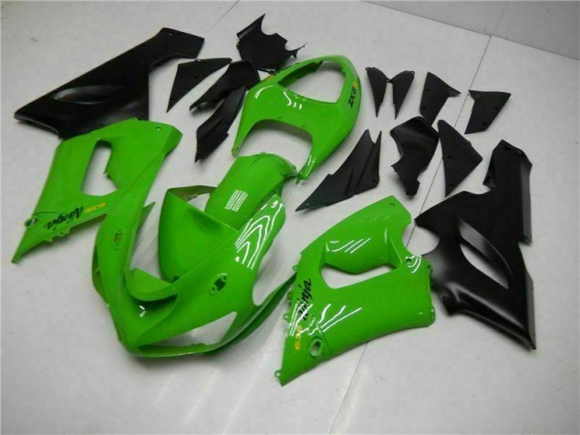 2005-2006 Green Kawasaki ZX6R Motorbike Fairing UK 2005-2006 Green Kawasaki ZX6R Motorbike Fairing UK
