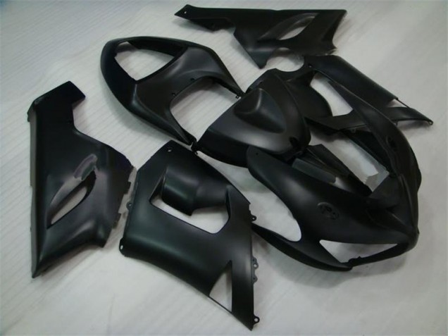2005-2006 Matte Black Kawasaki ZX6R Bike Fairing UK 2005-2006 Matte Black Kawasaki ZX6R Bike Fairing UK
