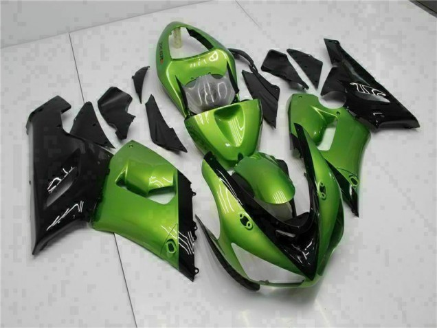 2005-2006 Green Kawasaki ZX6R Motorcycle Bodywork UK 2005-2006 Green Kawasaki ZX6R Motorcycle Bodywork UK