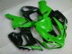 2005-2006 Green White Black Kawasaki ZX6R Motorcyle Fairings UK 2005-2006 Green White Black Kawasaki ZX6R Motorcyle Fairings UK