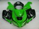 2005-2006 Green White Black Kawasaki ZX6R Motorcyle Fairings UK 2005-2006 Green White Black Kawasaki ZX6R Motorcyle Fairings UK