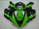 2005-2006 Green Black Kawasaki ZX6R Motorbike Fairing UK 2005-2006 Green Black Kawasaki ZX6R Motorbike Fairing UK