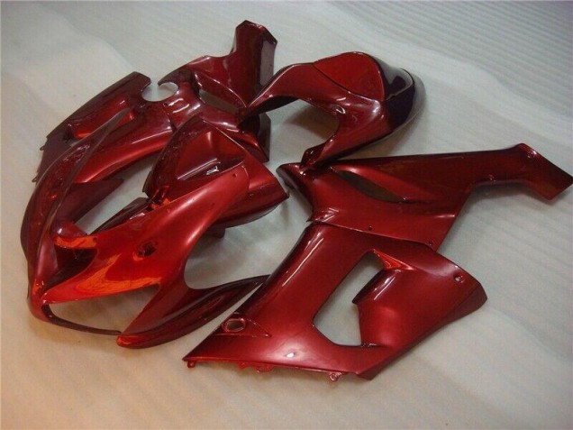 2005-2006 Red Kawasaki ZX6R Bike Fairing UK 2005-2006 Red Kawasaki ZX6R Bike Fairing UK