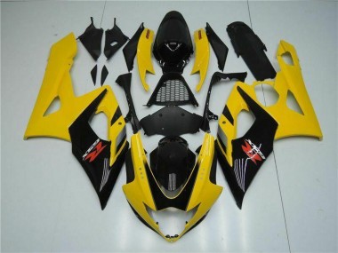 2005-2006 Yellow Suzuki GSXR 1000 Replacement Fairings UK
