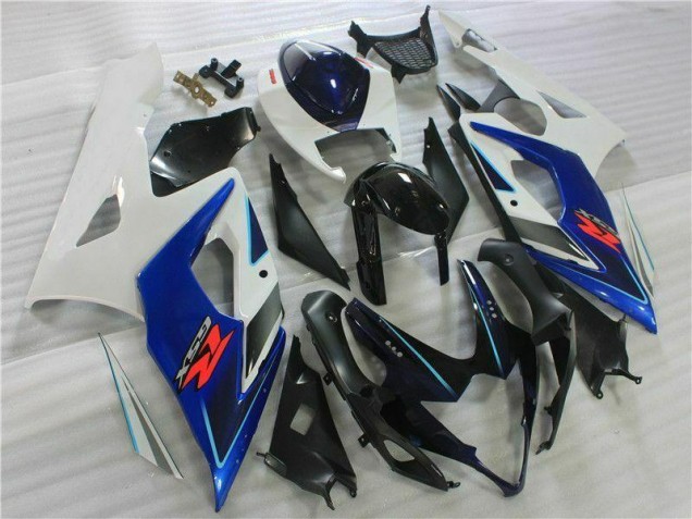 2005-2006 Black Blue White Suzuki GSXR 1000 Motorbike Fairing UK 2005-2006 Black Blue White Suzuki GSXR 1000 Motorbike Fairing UK