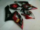 2005-2006 Red Black Suzuki GSXR 1000 Bike Fairing Kit UK