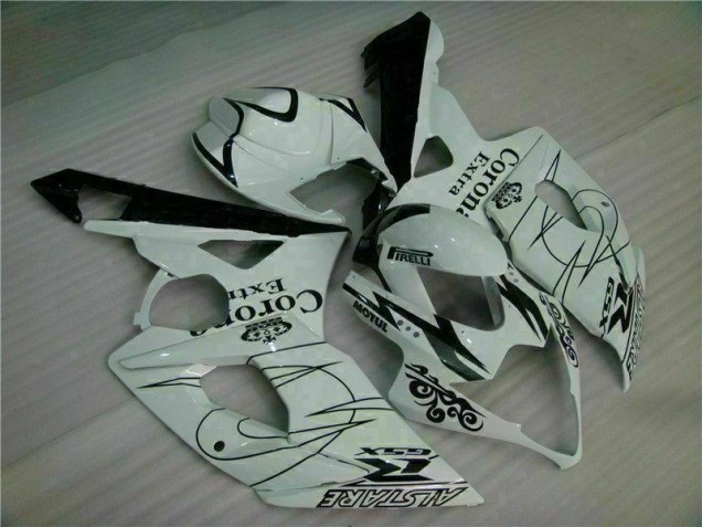2005-2006 White Suzuki GSXR 1000 Motorbike Fairing Kits UK