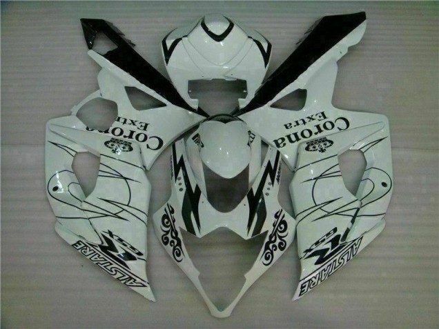 2005-2006 White Suzuki GSXR 1000 Motorbike Fairing Kits UK