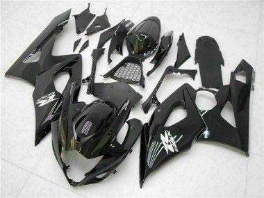 2005-2006 Glossy Black Suzuki GSXR 1000 Motor Fairings UK