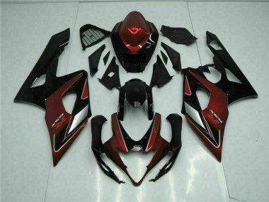 2005-2006 Red Black Suzuki GSXR 1000 Motorbike Fairings UK