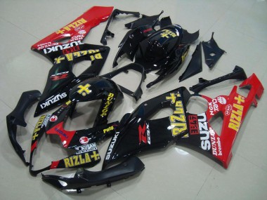 2005-2006 Black Red Rizla Suzuki GSXR 1000 Motorcycle Replacement Fairings UK