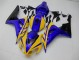 2006-2007 Yellow Blue Honda CBR1000RR Replacement Motorcycle Fairings UK