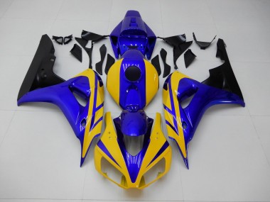 2006-2007 Yellow Blue Honda CBR1000RR Replacement Motorcycle Fairings UK