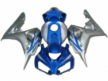 2006-2007 Blue Silver Honda CBR1000RR Motorcycle Fairings Kits UK