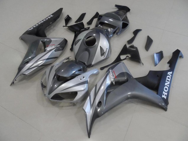 2006-2007 Grey Silver and Matte Black Honda CBR1000RR Motor Fairings UK