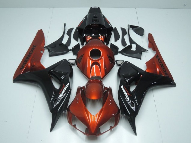 2006-2007 Orange and Black Honda CBR1000RR Motorcycle Fairing UK 2006-2007 Orange and Black Honda CBR1000RR Motorcycle Fairing UK