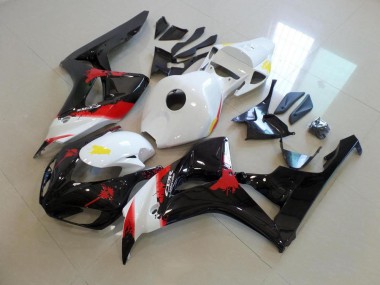 2006-2007 White Black with No Sticker Honda CBR1000RR Bike Fairing Kit UK
