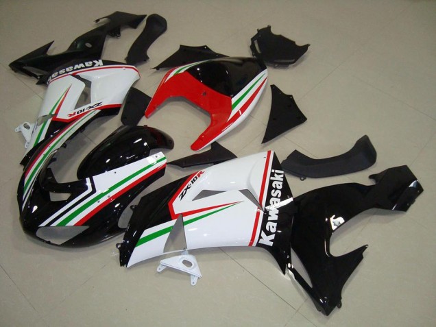 2006-2007 White and Black Kawasaki ZX10R Bike Fairing Kit UK 2006-2007 White and Black Kawasaki ZX10R Bike Fairing Kit UK