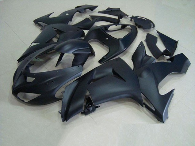 2006-2007 Matte Black Kawasaki ZX10R Motorcylce Fairings UK 2006-2007 Matte Black Kawasaki ZX10R Motorcylce Fairings UK