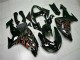 2006-2007 Black Red Flame Kawasaki ZX10R Motorcyle Fairings UK 2006-2007 Black Red Flame Kawasaki ZX10R Motorcyle Fairings UK