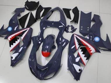 2006-2007 Grey Shark Kawasaki ZX10R Replacement Fairings UK