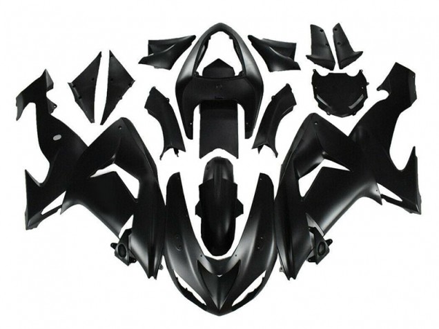 2006-2007 Matte Black Kawasaki ZX10R Motor Fairings UK