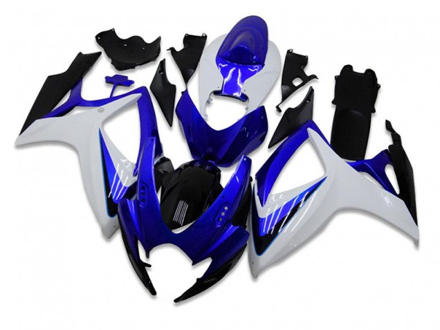 2006-2007 Blue White Suzuki GSXR 600/750 Motorbike Fairing UK