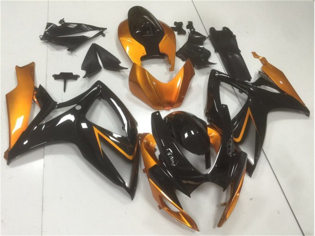 2006-2007 Black Orange Suzuki GSXR 600/750 Motor Fairings UK