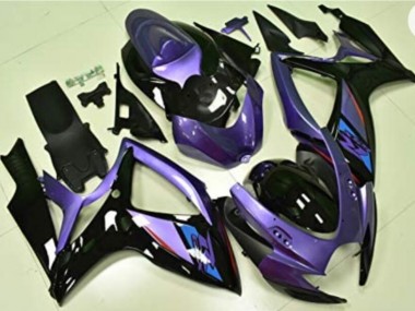 2006-2007 Purple Black Suzuki GSXR 600/750 Replacement Motorcycle Fairings UK