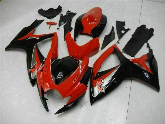 2006-2007 Red Suzuki GSXR 600/750 Bike Fairing Kit UK