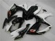 2006-2007 White Black Suzuki GSXR 600/750 Motorcycle Fairings Kit UK