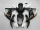 2006-2007 White Black Suzuki GSXR 600/750 Motorcycle Fairings Kit UK
