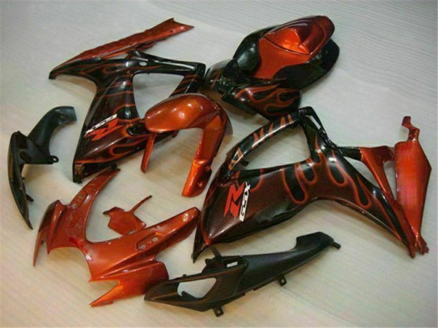 2006-2007 Red Suzuki GSXR 600/750 Motorbike Fairings UK