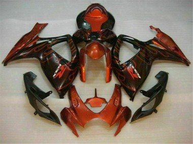 2006-2007 Red Suzuki GSXR 600/750 Motorbike Fairings UK