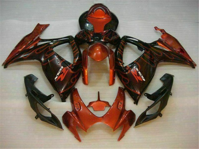 2006-2007 Red Suzuki GSXR 600/750 Motorbike Fairings UK