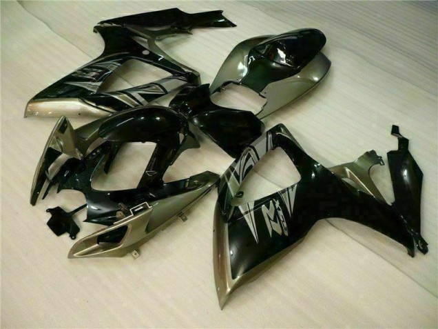 2006-2007 Black Grey Suzuki GSXR 600/750 Motorcycle Fairing Kits UK