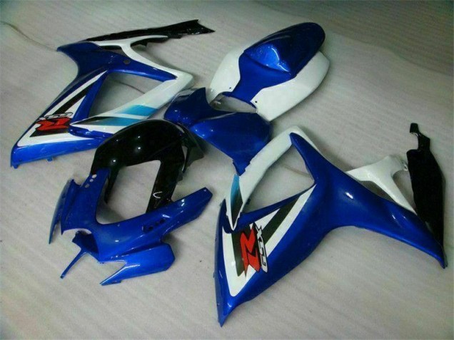 2006-2007 Blue White Suzuki GSXR 600/750 Bike Fairings UK