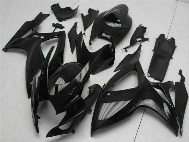 2006-2007 Black Suzuki GSXR 600/750 Bike Fairing Kit UK