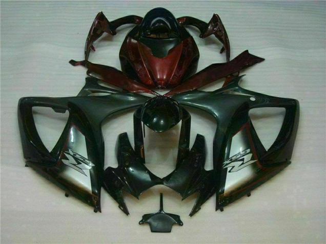 2006-2007 Black Red Suzuki GSXR 600/750 Motorcycle Fairings UK 2006-2007 Black Red Suzuki GSXR 600/750 Motorcycle Fairings UK