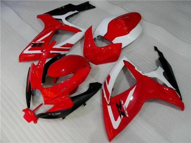 2006-2007 Red White Suzuki GSXR 600/750 Motorbike Fairing UK 2006-2007 Red White Suzuki GSXR 600/750 Motorbike Fairing UK