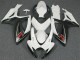 2006-2007 White Suzuki GSXR 600/750 Motorcycle Fairing Kits UK
