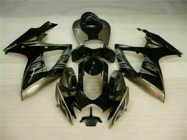 2006-2007 Black Grey Suzuki GSXR 600/750 Motorcycle Replacement Fairings UK