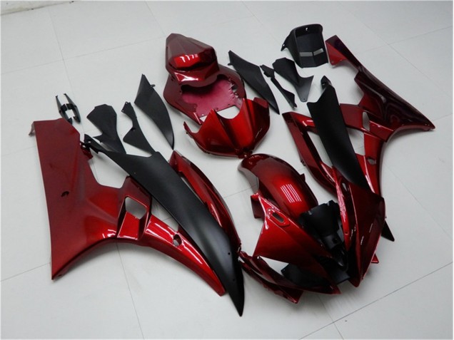 2006-2007 Red Black Yamaha YZF R6 Bike Fairings UK 2006-2007 Red Black Yamaha YZF R6 Bike Fairings UK