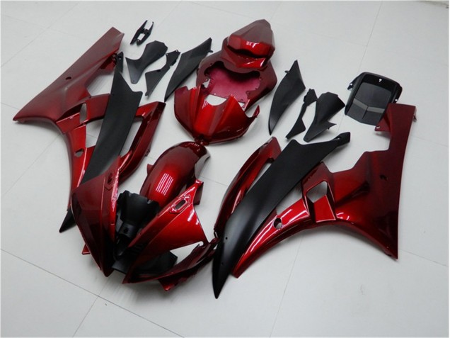 2006-2007 Red Black Yamaha YZF R6 Bike Fairings UK 2006-2007 Red Black Yamaha YZF R6 Bike Fairings UK